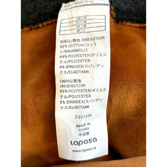 Lapasa Fleece Lined Layering UnderPants Men's Size Medium M49 - Picture 4 of 10